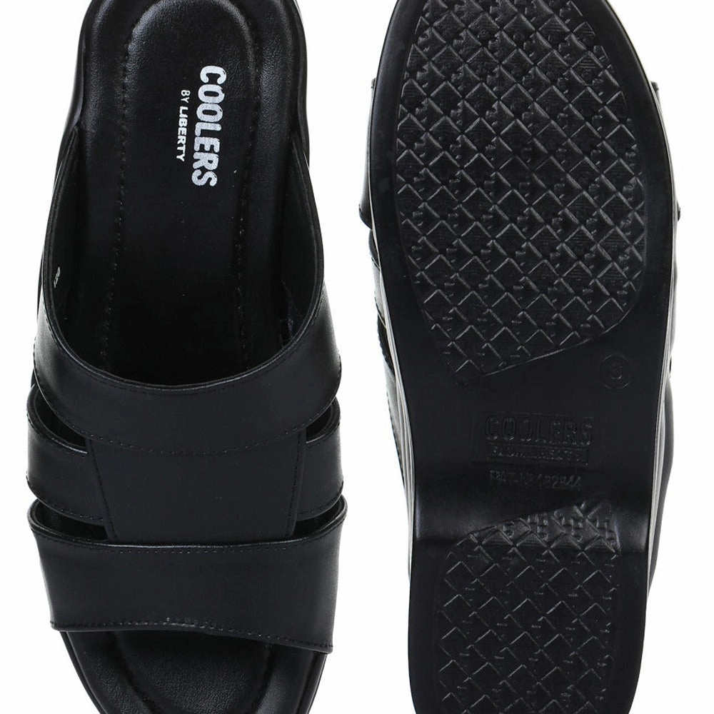 Coolers Casual (Black) Slippers For Men 7123-120 By Liberty Gemma Ii Mule Slippers